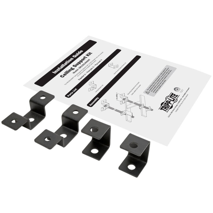 Tripp Lite by Eaton SRLCEILINGKIT Ceiling Mount for Cable Ladder - Black SRLCEILINGKIT