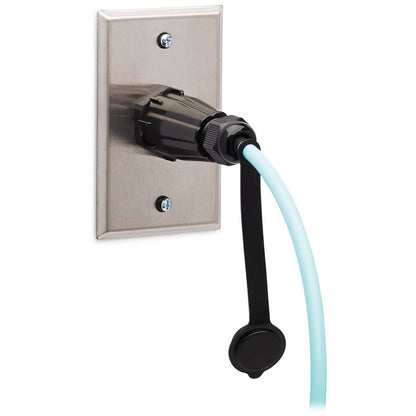 Câble de raccordement en fibre optique Tripp Lite by Eaton N820-05M-IND 10 Gb Duplex Multimode 50/125 OM3, Aqua, 5 m N820-05M-IND