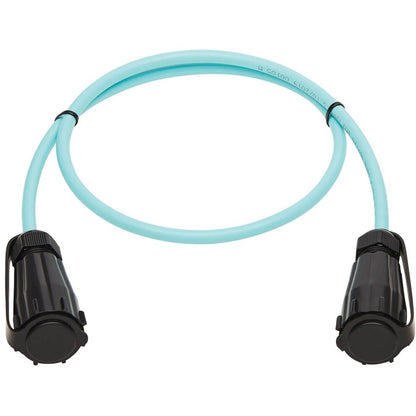 Câble de raccordement en fibre optique Tripp Lite by Eaton N820-05M-IND 10 Gb Duplex Multimode 50/125 OM3, Aqua, 5 m N820-05M-IND