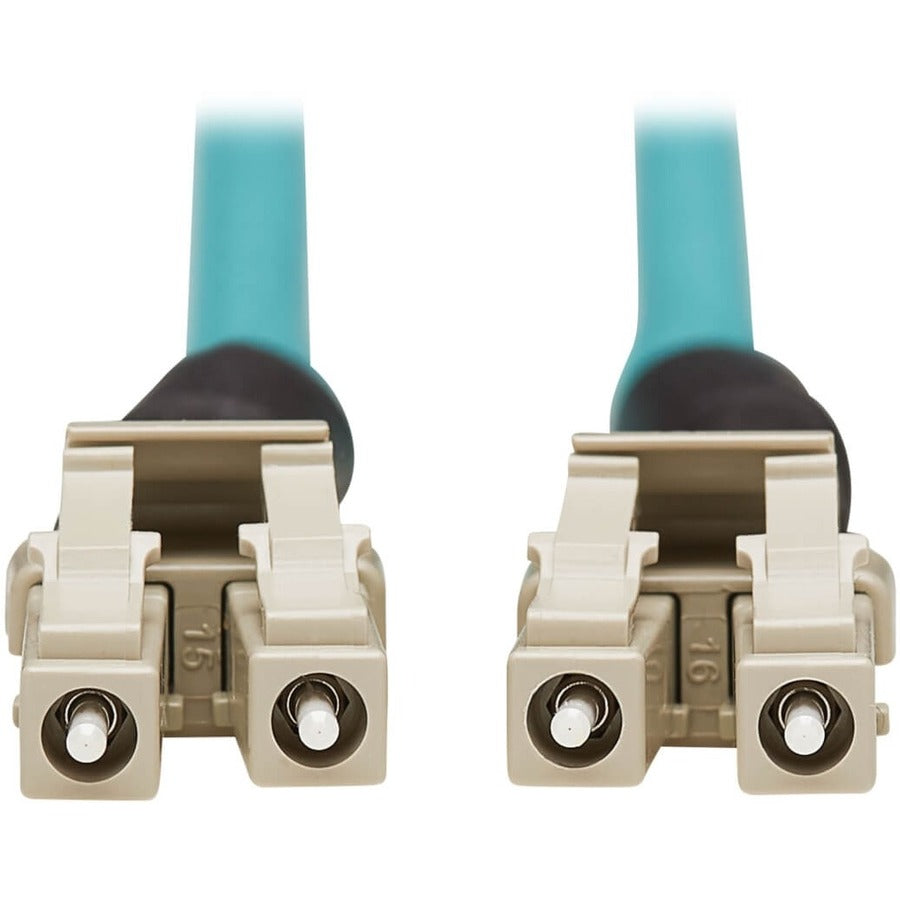 Câble de raccordement en fibre optique Tripp Lite by Eaton N820-05M-IND 10 Gb Duplex Multimode 50/125 OM3, Aqua, 5 m N820-05M-IND