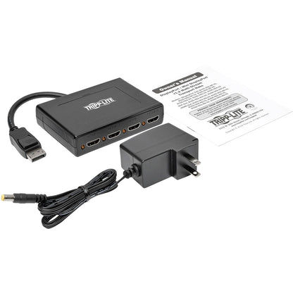 Hub MST DisplayPort 1.2 vers HDMI à 4 ports Tripp Lite par Eaton B156-004-HD-V2 B156-004-HD-V2