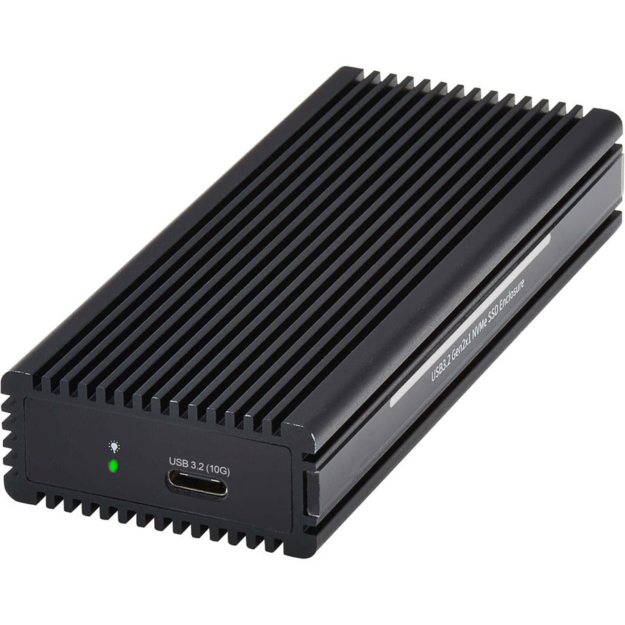 Boîtier de disque dur Tripp Lite by Eaton U457-1M2-NVME-L - Interface hôte USB 3.2 (Gen 2) Type C - Prise en charge UASP externe - Noir U457-1M2-NVME-L