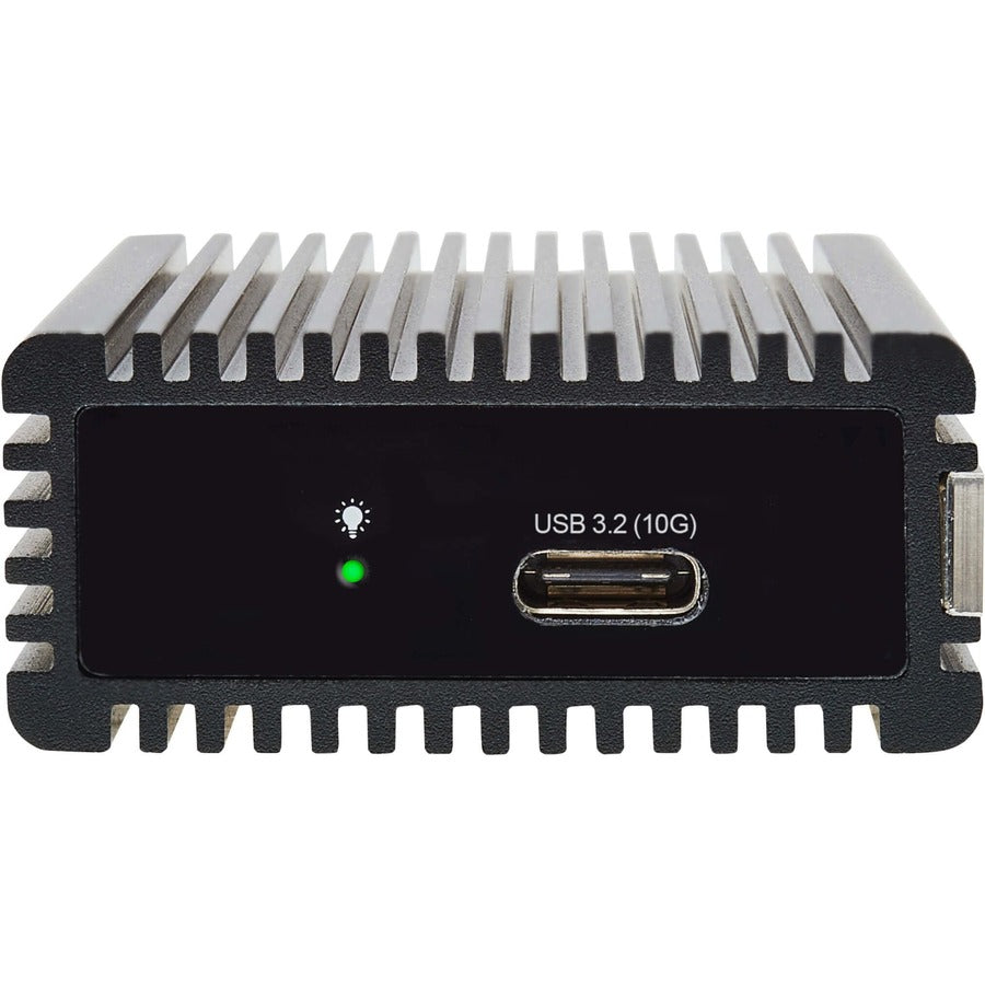 Boîtier de disque dur Tripp Lite by Eaton U457-1M2-NVME-L - Interface hôte USB 3.2 (Gen 2) Type C - Prise en charge UASP externe - Noir U457-1M2-NVME-L