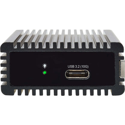 Boîtier de disque dur Tripp Lite by Eaton U457-1M2-NVME-L - Interface hôte USB 3.2 (Gen 2) Type C - Prise en charge UASP externe - Noir U457-1M2-NVME-L