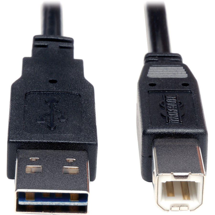 Câble USB 2.0 réversible universel Tripp Lite par Eaton A-Mâle vers B-Mâle - 3 pieds UR022-003