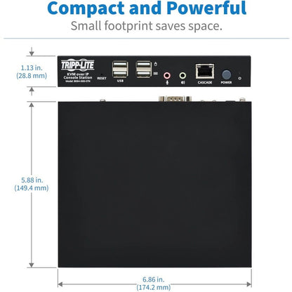 Station de console utilisateur distante KVM sur IP Tripp Lite par Eaton B064-000-STN