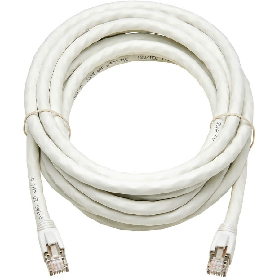 Câble réseau patch Cat.8 Tripp Lite par Eaton N272-015-WH