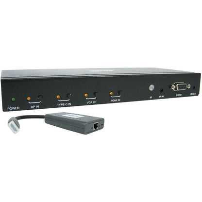 Kit commutateur/extendeur de présentation 4 ports sur Cat6 Tripp Lite par Eaton B320-4X1-MHB-K B320-4X1-MHB-K