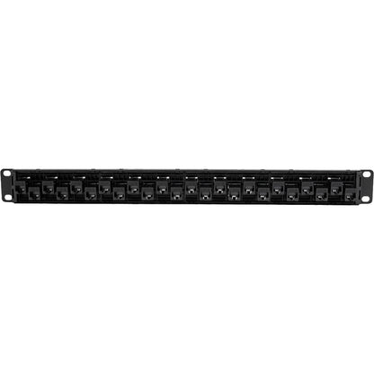 Panneau de brassage traversant décalé Cat5e/6 à montage en rack 1U 24 ports Tripp Lite par Eaton N254-024-OF N254-024-OF