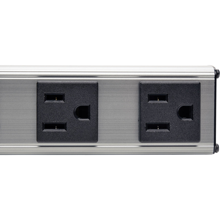Multiprise à 4 prises Tripp Lite par Eaton, cordon de 10 pi, prise NEMA 5-15P, 12 po PS120410