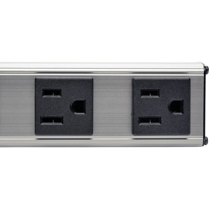 Multiprise à 4 prises Tripp Lite par Eaton, cordon de 10 pi, prise NEMA 5-15P, 12 po PS120410