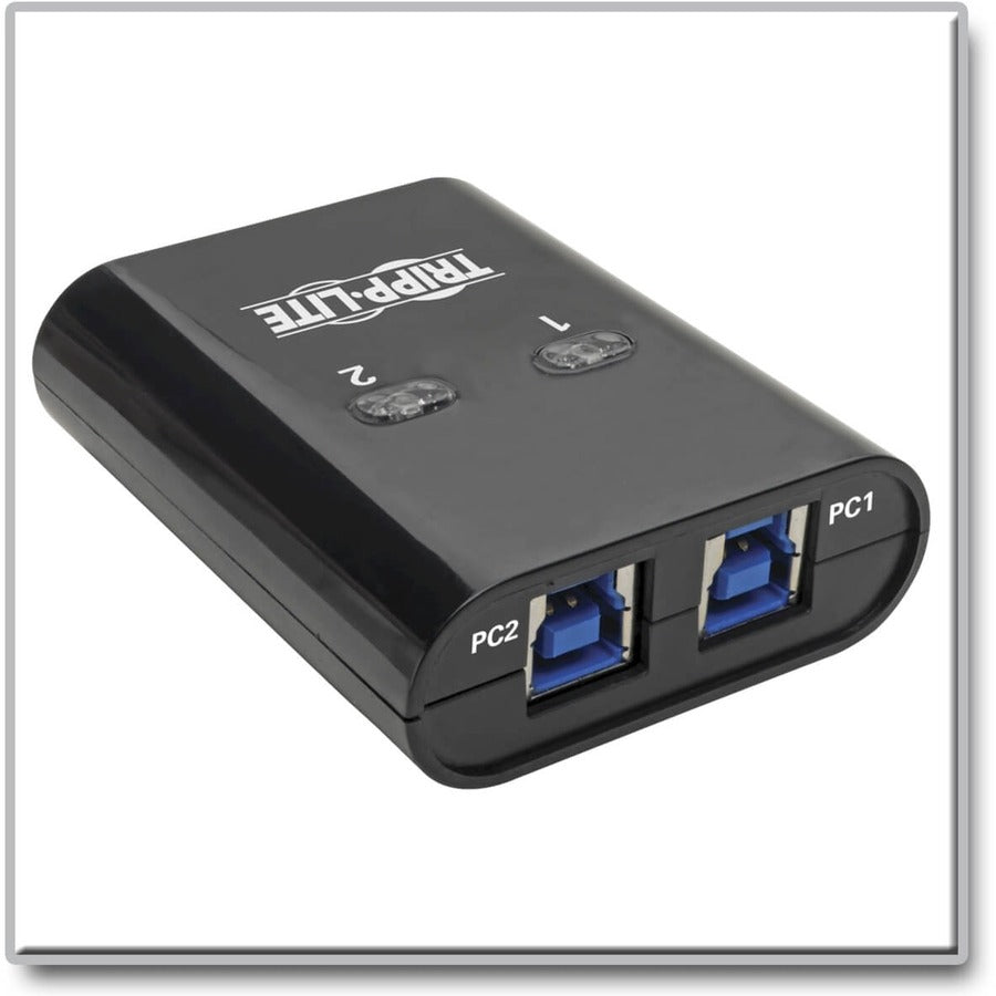 Commutateur de partage de périphériques USB 3.0 à 2 ports Tripp Lite par Eaton - SuperSpeed ​​U359-002