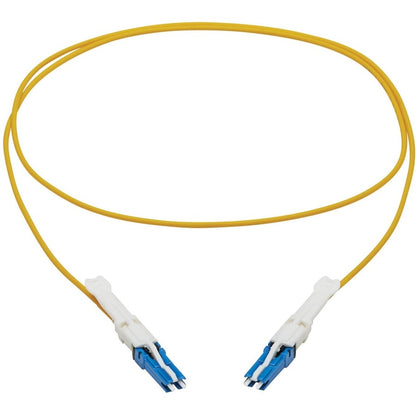 Câble à fibre optique monomode duplex 400 Gb 9/125 OS2 Tripp Lite par Eaton N381C-01M, jaune, 1 m N381C-01M