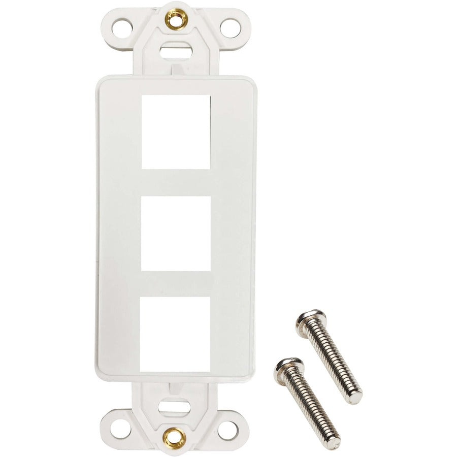 Prise murale antibactérienne à 3 ports Tripp Lite par Eaton N042DAB-003V-IV, ivoire N042DAB-003V-IV