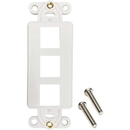Prise murale antibactérienne à 3 ports Tripp Lite par Eaton N042DAB-003V-IV, ivoire N042DAB-003V-IV