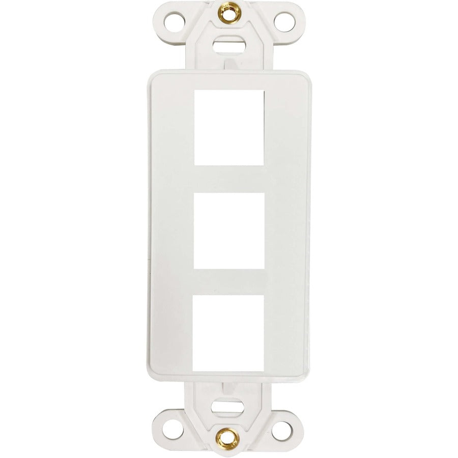 Prise murale antibactérienne à 3 ports Tripp Lite par Eaton N042DAB-003V-IV, ivoire N042DAB-003V-IV