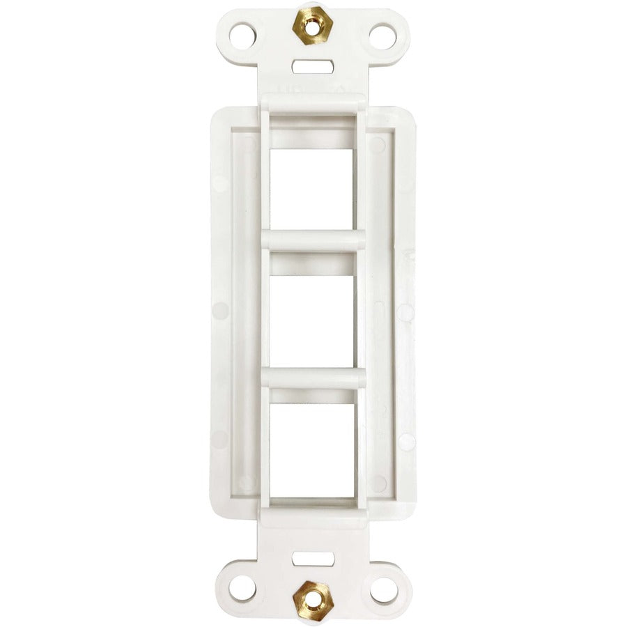 Prise murale antibactérienne à 3 ports Tripp Lite par Eaton N042DAB-003V-IV, ivoire N042DAB-003V-IV