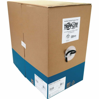 Câble Ethernet UTP Cat6a 10G à âme solide Tripp Lite by Eaton, homologué CMR, noir, 305 m (1 000 pi) N223-01K-BK