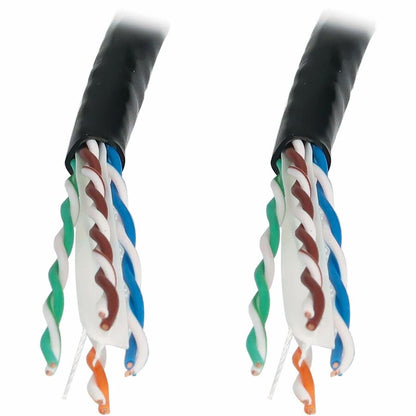 Câble Ethernet UTP Cat6a 10G à âme solide Tripp Lite by Eaton, homologué CMR, noir, 305 m (1 000 pi) N223-01K-BK