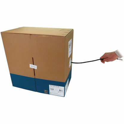 Câble Ethernet UTP Cat6a 10G à âme solide Tripp Lite by Eaton, homologué CMR, noir, 305 m (1 000 pi) N223-01K-BK