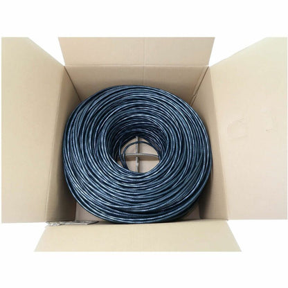 Câble Ethernet UTP Cat6a 10G à âme solide Tripp Lite by Eaton, homologué CMR, noir, 305 m (1 000 pi) N223-01K-BK