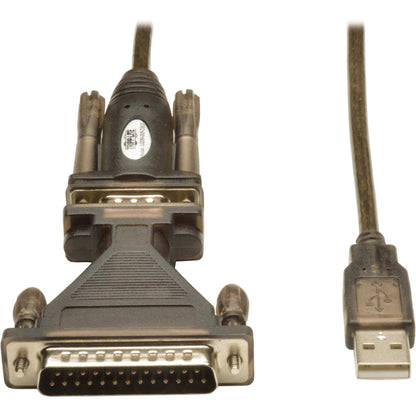 Adaptateur de câble USB vers série Tripp Lite par Eaton (USB-A vers DB25 M/M) U209-005-DB25