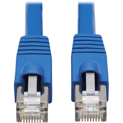 Câble de raccordement réseau Cat6a 10G certifié anti-accroc F/UTP (RJ45 M/M) Tripp Lite by Eaton, bleu, 3 pi. N261P-003-BL
