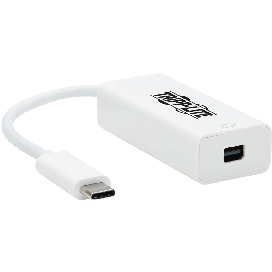 Câble adaptateur USB-C vers Mini DisplayPort Tripp Lite par Eaton U444-06N-MDP8W, M/F, blanc, 6 po U444-06N-MDP8W