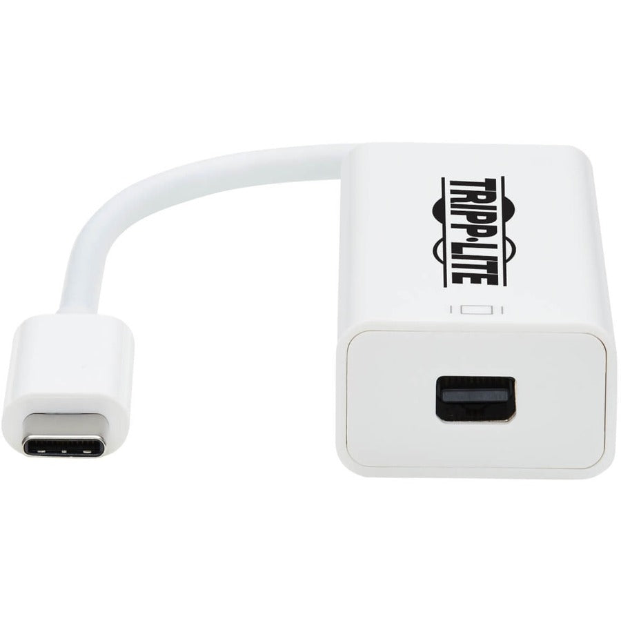 Câble adaptateur USB-C vers Mini DisplayPort Tripp Lite par Eaton U444-06N-MDP8W, M/F, blanc, 6 po U444-06N-MDP8W
