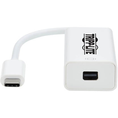 Câble adaptateur USB-C vers Mini DisplayPort Tripp Lite par Eaton U444-06N-MDP8W, M/F, blanc, 6 po U444-06N-MDP8W