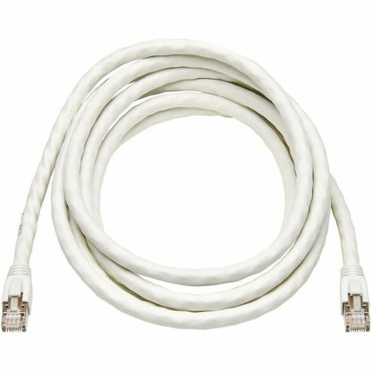 Câble Ethernet SSTP Cat8 40G sans accroc Tripp Lite par Eaton (RJ45 M/M), PoE, blanc, 3,7 m (12 pi) N272-F12-WH