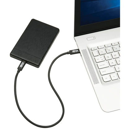 Câble Thunderbolt 3 Tripp Lite par Eaton, M/M, 0,5 m, noir MTB3-00M5-5A-B