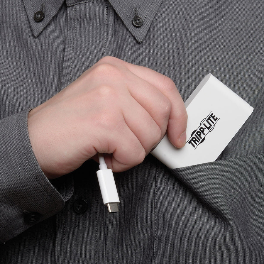 Hub portable USB 3.1 Gen 1 à 4 ports Tripp Lite par Eaton, USB-C vers (x2) USB-A et (x2) USB-C U460-004-2A2C