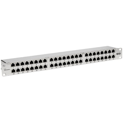 Panneau de brassage Cat6 48 ports Tripp Lite par Eaton N252-048-SH-K, 1U N252-048-SH-K