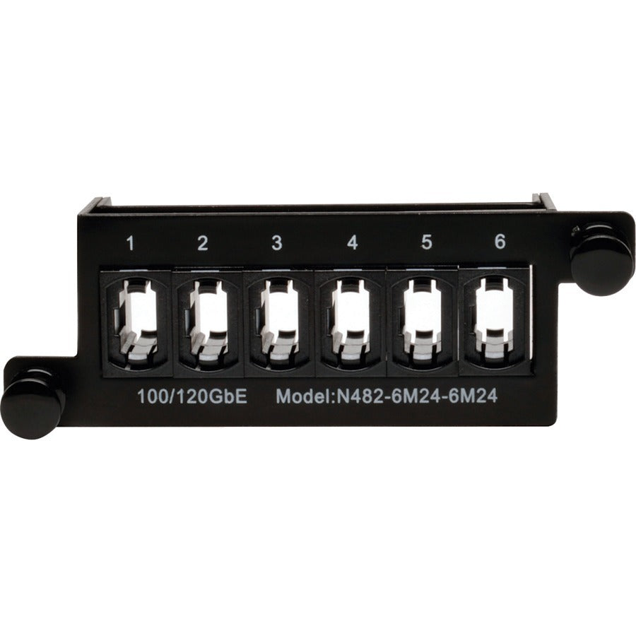 Cassette de transfert 100 Go/120 Go Tripp Lite (x6) Coupleur MTP/MPO 24 fibres N482-6M24-6M24