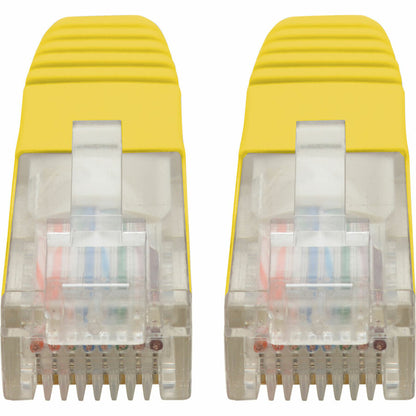 Câble de raccordement UTP moulé Cat5e 350 MHz Tripp Lite par Eaton (RJ45 M/M), jaune, 2 pi. N002-002-YW