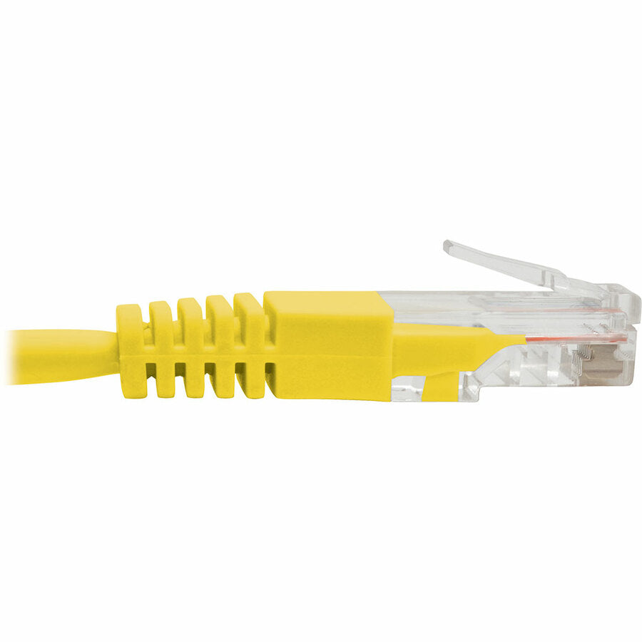Câble de raccordement UTP moulé Cat5e 350 MHz Tripp Lite par Eaton (RJ45 M/M), jaune, 2 pi. N002-002-YW