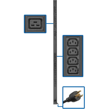 Unité de distribution d'alimentation à 38 prises Tripp Lite par Eaton PDUV20HVL6-72 PDUV20HVL6-72