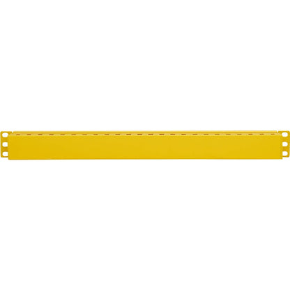 Gestionnaire de câbles horizontal Tripp Lite par Eaton - Conduit à doigts avec couvercle, jaune, 1U SRCABLEDUCT1UFC