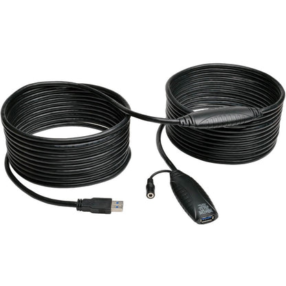Câble d'extension répéteur actif USB 3.0 SuperSpeed ​​de Tripp Lite par Eaton (AM/F) 10 m (33 pi) U330-10M
