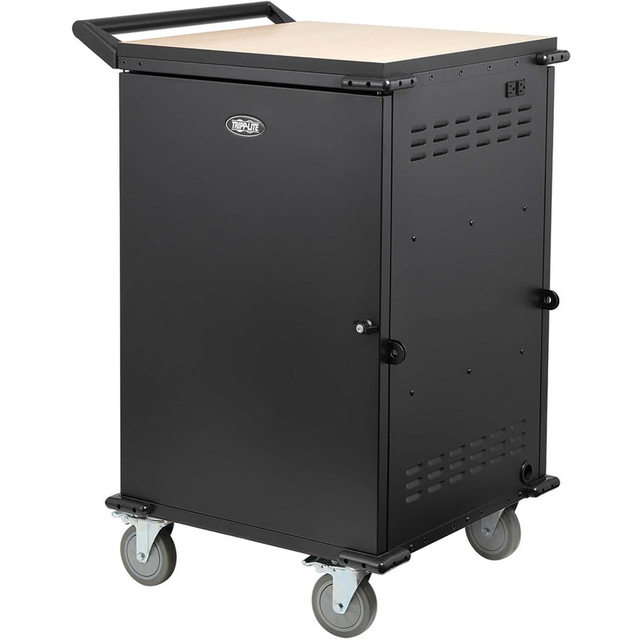 Chariot de rangement verrouillable Tripp Lite par Eaton pour appareils mobiles et équipements audiovisuels - Noir CSCSTORAGE1