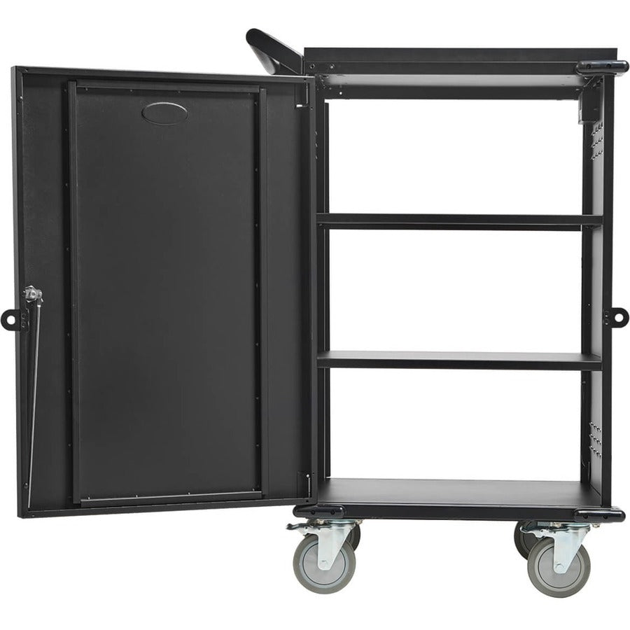 Chariot de rangement verrouillable Tripp Lite par Eaton pour appareils mobiles et équipements audiovisuels - Noir CSCSTORAGE1