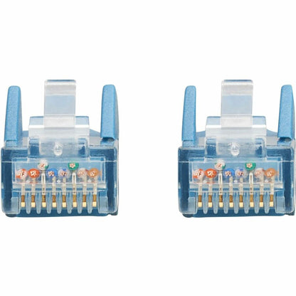 Câble Ethernet UTP moulé Cat6 Gigabit sans accroc Tripp Lite by Eaton (RJ45 M/M), PoE, LSZH, bleu, 7 m N201L-07M-BL