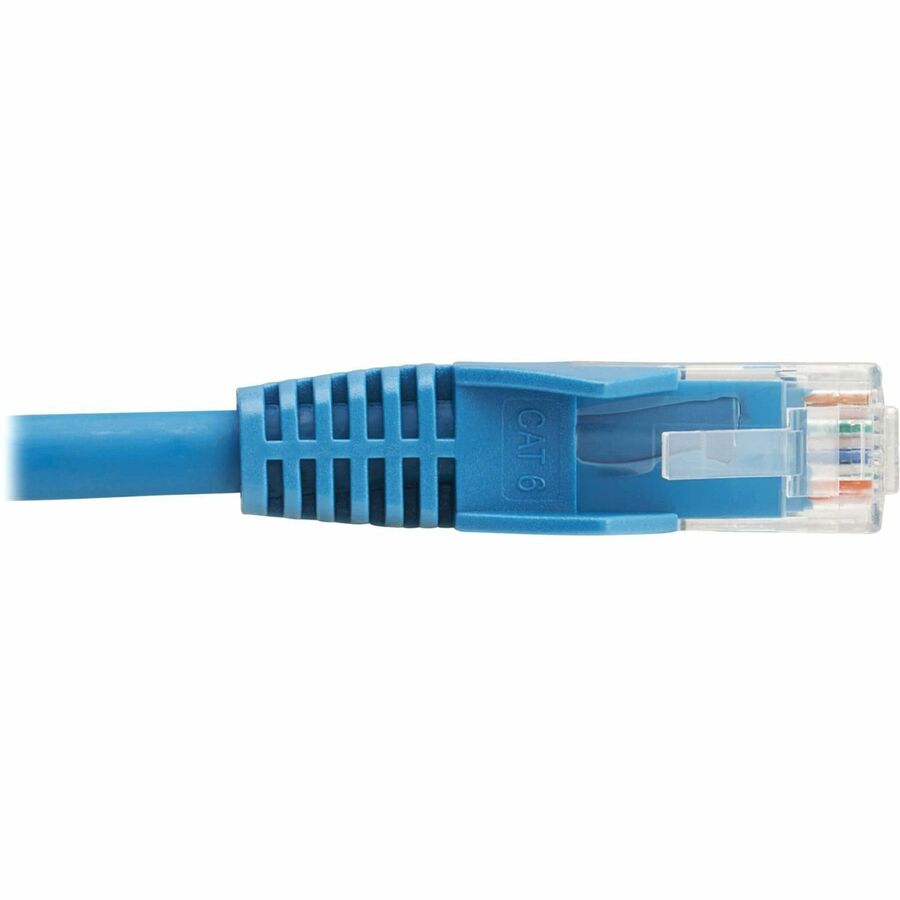 Câble Ethernet UTP moulé Cat6 Gigabit sans accroc Tripp Lite by Eaton (RJ45 M/M), PoE, LSZH, bleu, 7 m N201L-07M-BL
