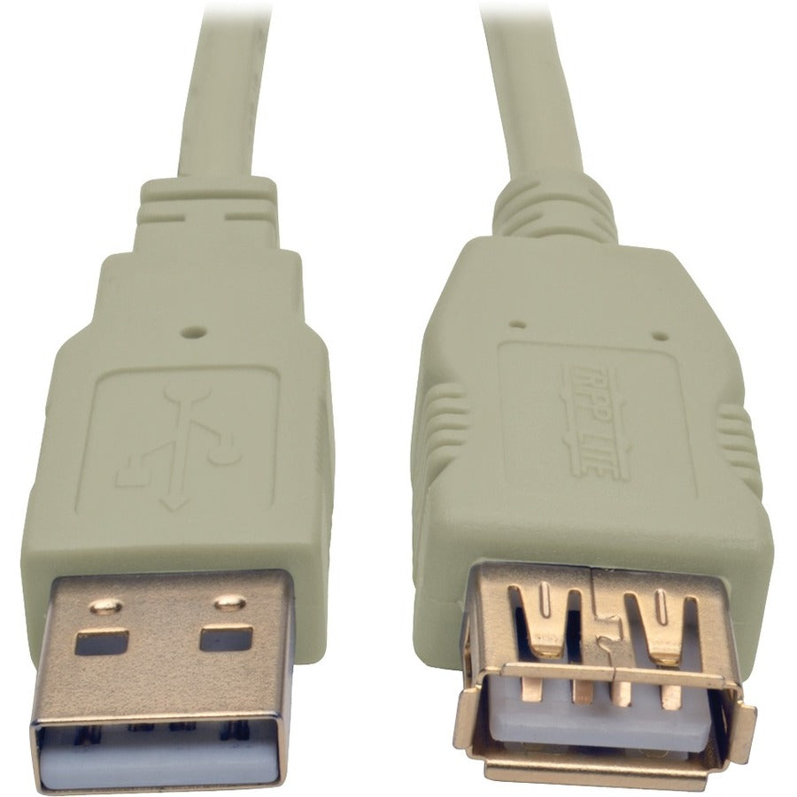Câble d'extension USB 2.0 haute vitesse Tripp Lite par Eaton (M/F), beige, 1,8 m U024-006-BE