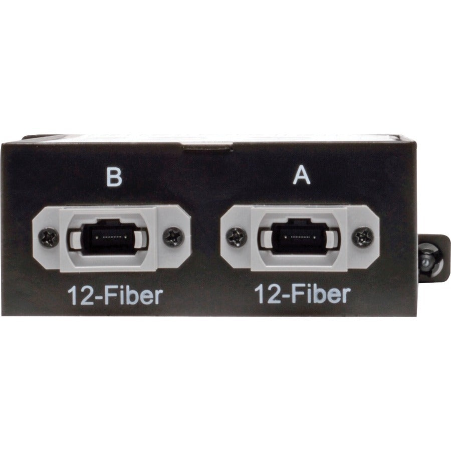 Tripp Lite 12-Fiber Patch Panel 2 MTP/MPO to 12 LC 10Gb Breakout Cassette N482-2M12-LC12