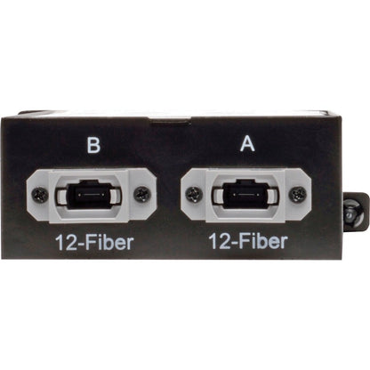 Tripp Lite 12-Fiber Patch Panel 2 MTP/MPO to 12 LC 10Gb Breakout Cassette N482-2M12-LC12