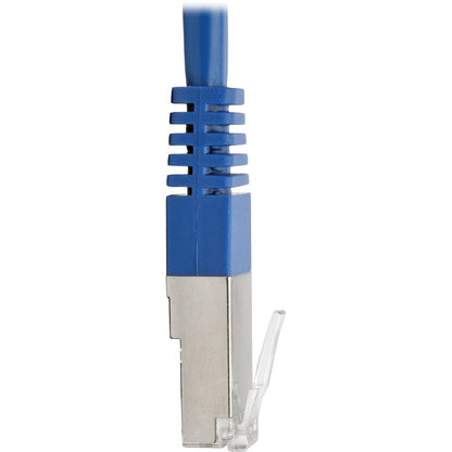 Câble de raccordement STP blindé moulé Cat5e 350 MHz Tripp Lite par Eaton (RJ45 M/M), bleu, 6 pi. N105-006-BL