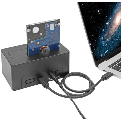 Station d'accueil pour lecteur Tripp Lite by Eaton U439-001-CG2 - Interface hôte externe USB 3.1 Type C - Noir U439-001-CG2