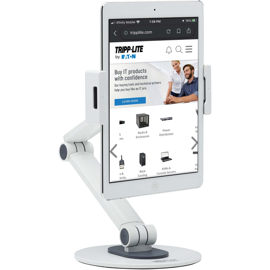 Tripp Lite by Eaton DMTBD413 Bras de montage pour smartphone, tablette, appareil mobile - Blanc DMTBD413